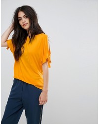 T-shirt jaune Vila