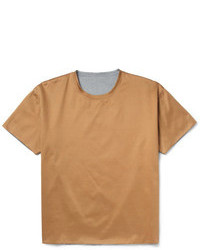 T-shirt marron clair