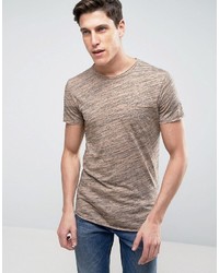 T-shirt marron clair Jack and Jones