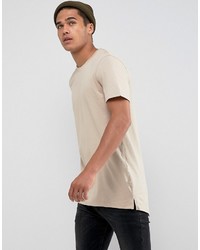 T-shirt marron clair Jack and Jones