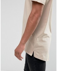 T-shirt marron clair Jack and Jones