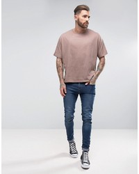 T-shirt marron clair Asos