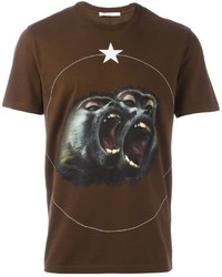 T-shirt marron foncé Givenchy