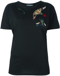 T-shirt noir Alexander McQueen