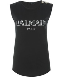 T-shirt noir Balmain