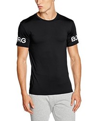 T-shirt noir Bjorn Borg