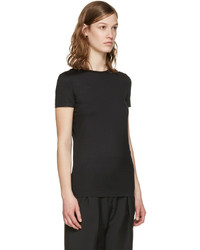 T-shirt noir Jil Sander