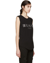 T-shirt noir Balmain