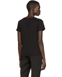 T-shirt noir Saint Laurent