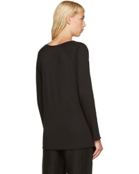 T-shirt noir Raquel Allegra