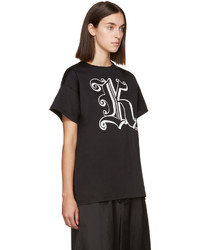 T-shirt noir Christopher Kane