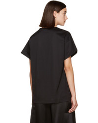 T-shirt noir Christopher Kane