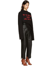 T-shirt noir Vetements