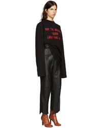 T-shirt noir Vetements