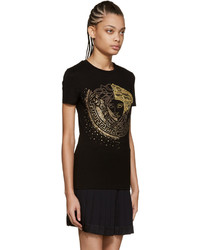 T-shirt noir Versace