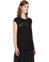 T-shirt noir Versace