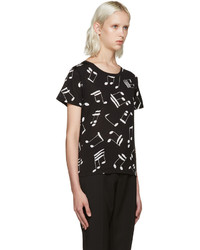 T-shirt noir Saint Laurent