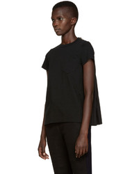 T-shirt noir Sacai