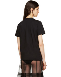 T-shirt noir MSGM