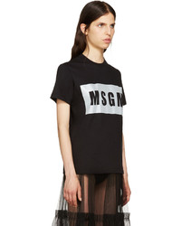 T-shirt noir MSGM