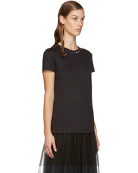 T-shirt noir Valentino