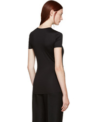 T-shirt noir Jil Sander