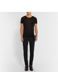 T-shirt noir Saint Laurent