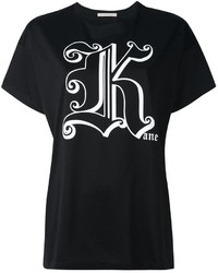 T-shirt noir Christopher Kane