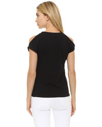 T-shirt noir Pam & Gela