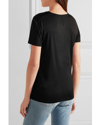 T-shirt noir Saint Laurent