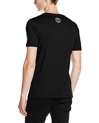 T-shirt noir Crosshatch