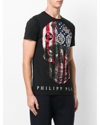 T-shirt noir Philipp Plein