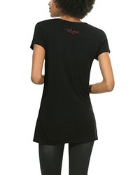 T-shirt noir Desigual