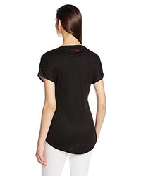 T-shirt noir Desigual