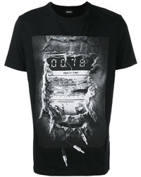 T-shirt noir Diesel