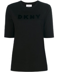 T-shirt noir DKNY