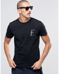 T-shirt noir Edwin