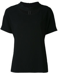 T-shirt noir Eleventy