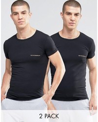 T-shirt noir Emporio Armani