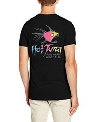 T-shirt noir Hot Tuna