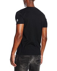 T-shirt noir Kaporal