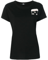 T-shirt noir Karl Lagerfeld