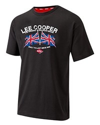 T-shirt noir Lee Cooper