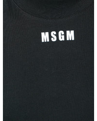 T-shirt noir MSGM