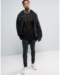 T-shirt noir Asos