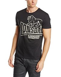 T-shirt noir Lonsdale