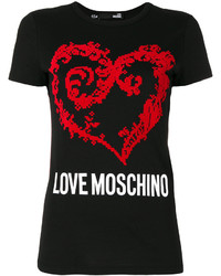 T-shirt noir Love Moschino