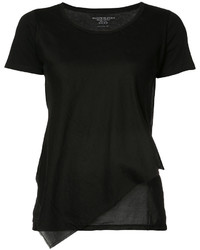 T-shirt noir Majestic Filatures