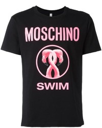 T-shirt noir Moschino