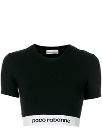 T-shirt noir Paco Rabanne